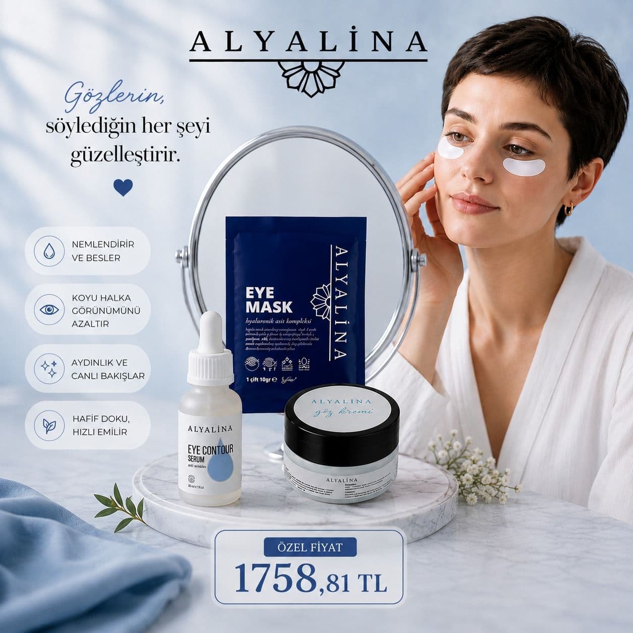 Haziran Kampanyası Eye Mask Eye contour Serum Göz Kremi