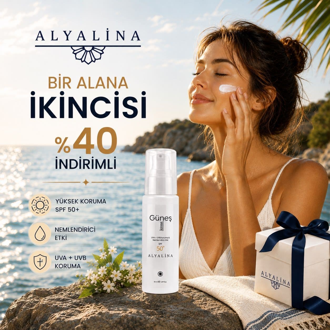 15 Hazirana Kadar Geçerli Kampanyası Güneş Kremi 1 Alana İkinci %40 İndirimli