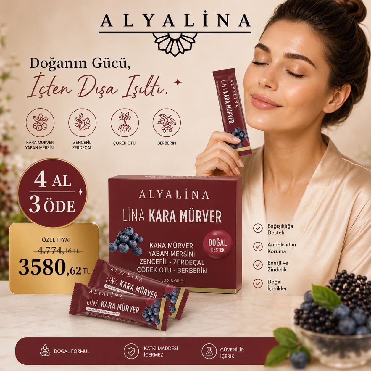 Haziran Kampanyası Lina Karamürver 4 Al 3 Öde