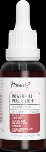 HOMM LIFE POWERFULL PEEL & LIGHT SERUM 30 ML/سيروم العناية بالبشرة المقشر والمفتح "هوم لايف باورفول بيل آند لايت" - 30 مل