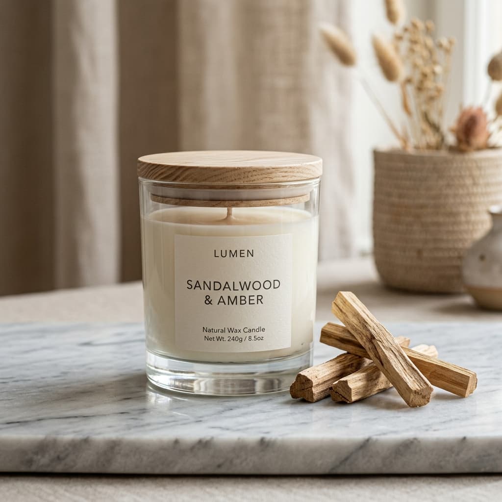Scented Soy Candle - Sandalwood